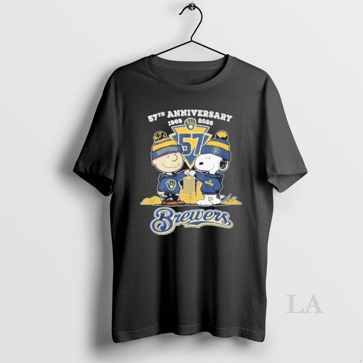 Original The Peanuts Fistbump X Milwaukee Brewers 57th Anniversary 1969 2026