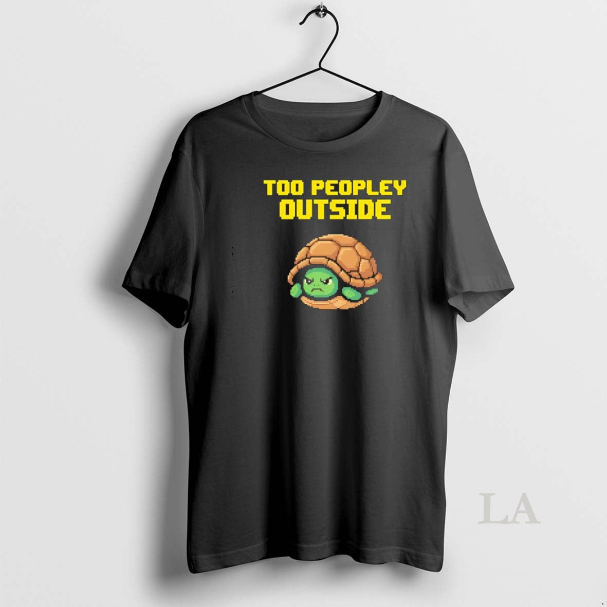 Original Too Peopley Outside Grumpy Turtle Art