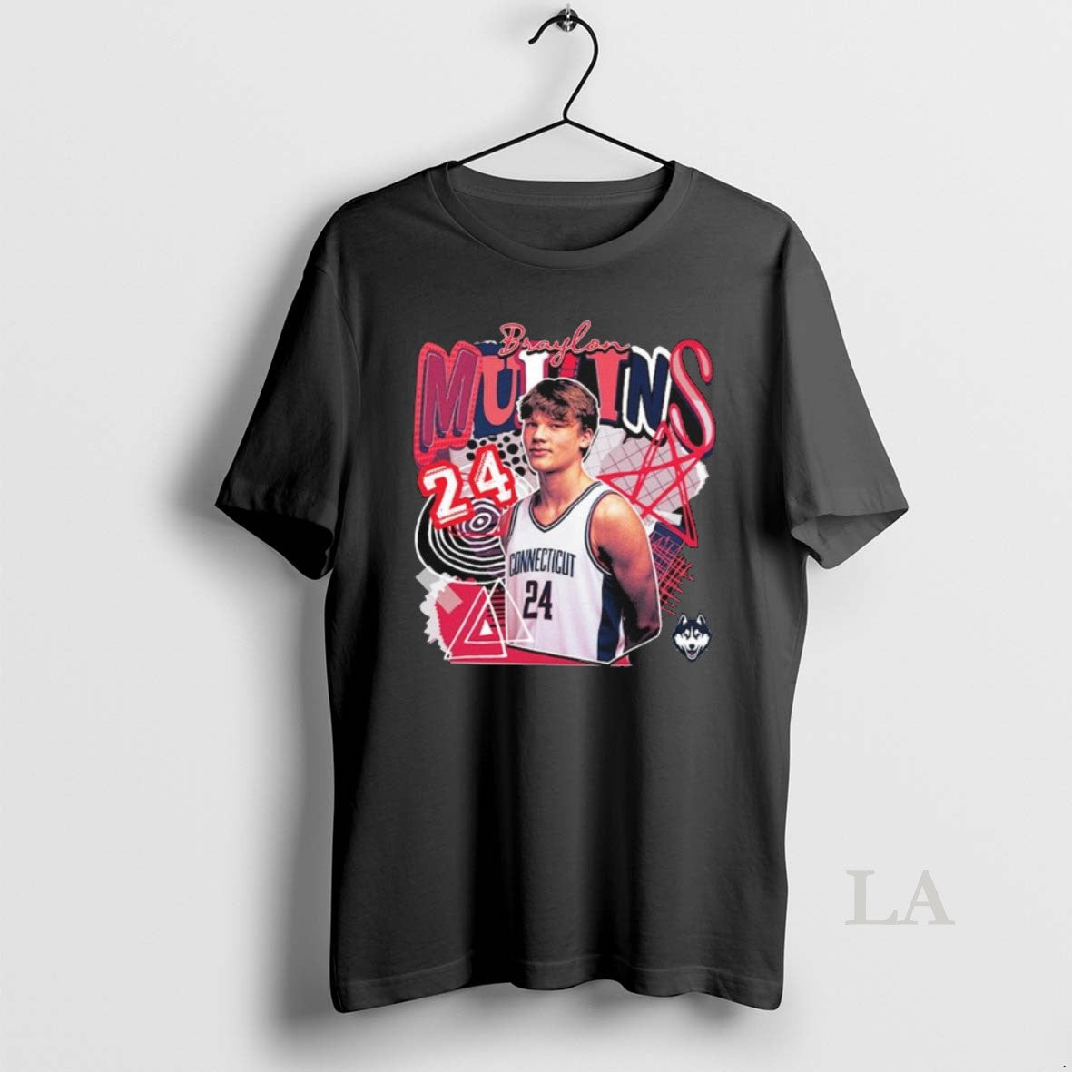Original Uconn Huskies Collegiate Mens Basketball Braylon Mullins Collage