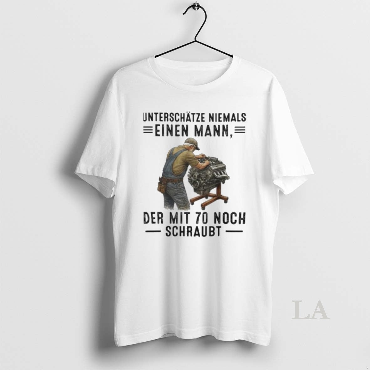 Original Unterschatze Niemals Einen Mann Der Mit 70 Noch Schraubt