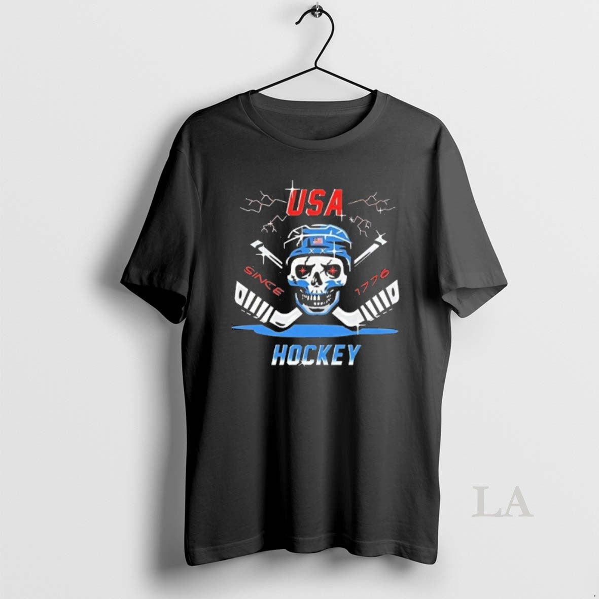 Original Usa Hockey Skull Since 1776