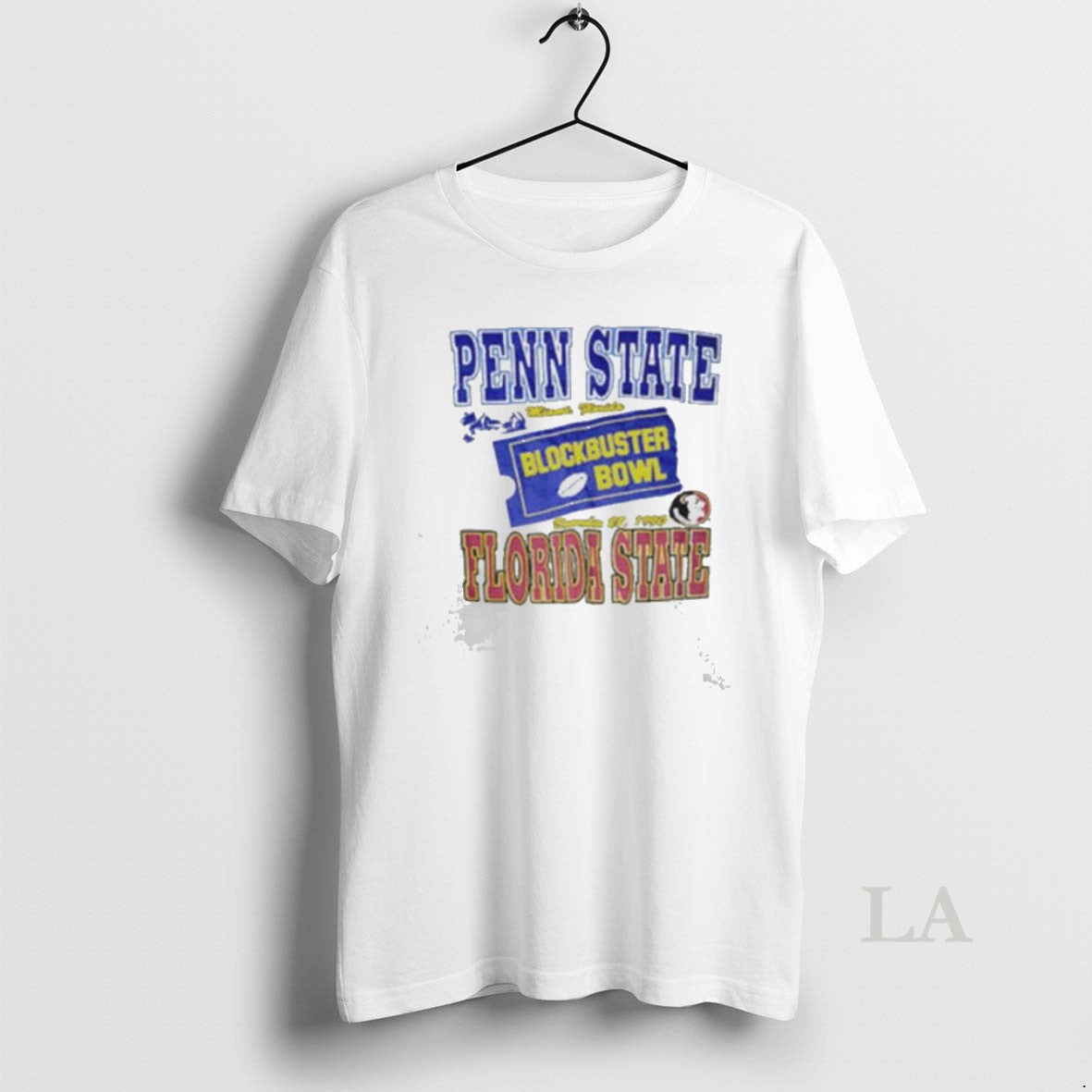 Original Vintage 90s Blockbuster Bowl Penn State Psu Florida State