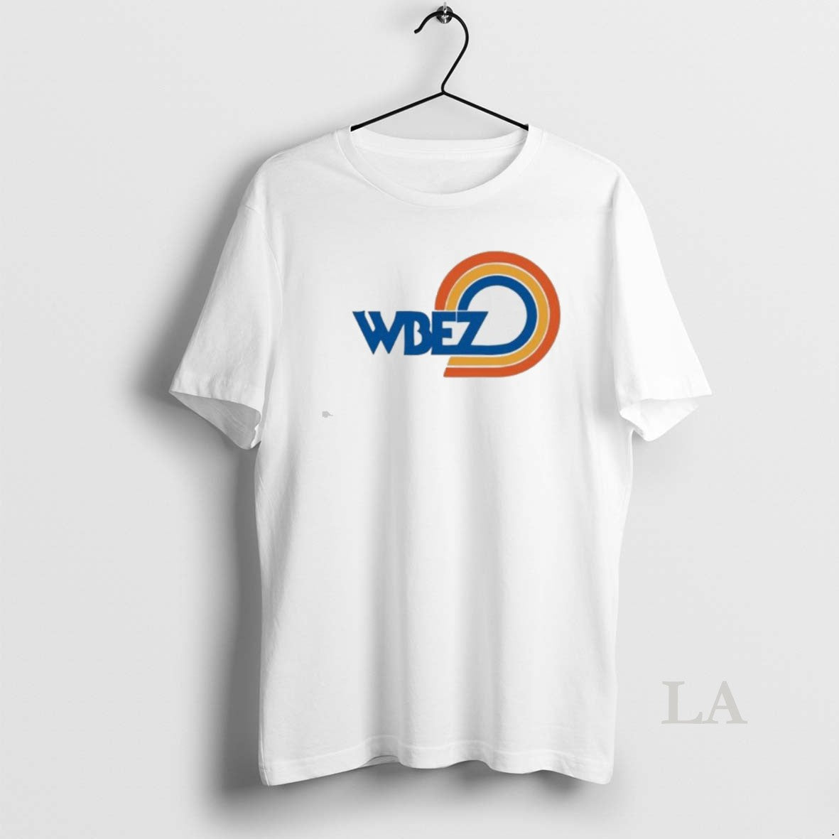 Original Wbez Vintage Logo White Ringer