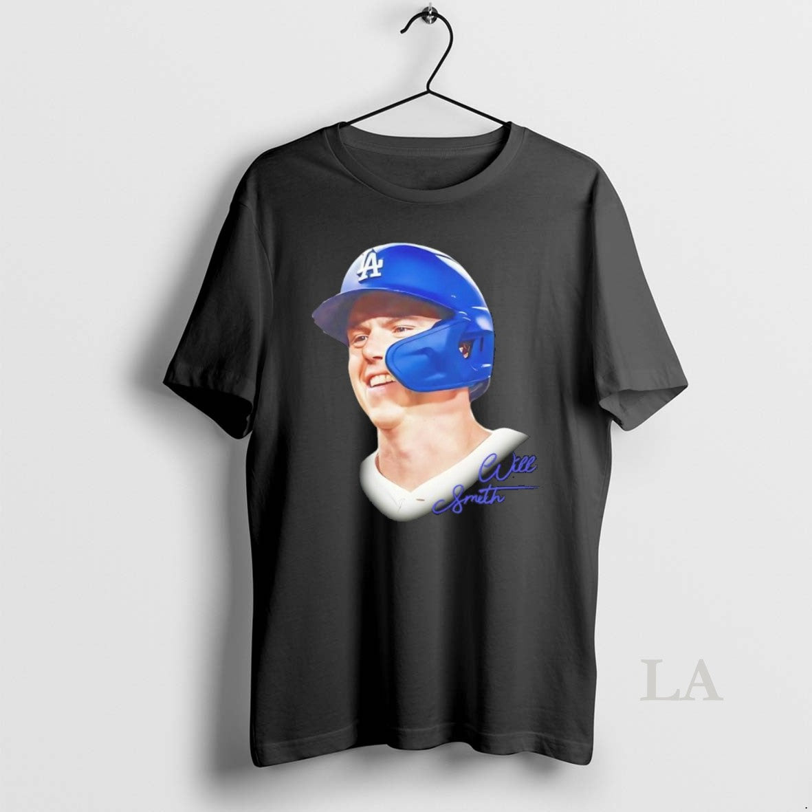 Original Will Smith Los Angeles Dodgers Mlb 2026 Big Face Signature