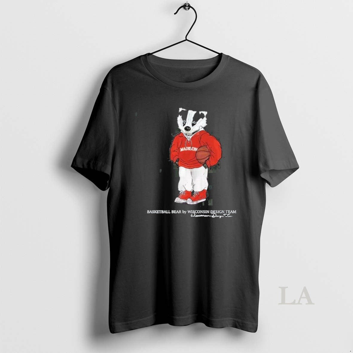 Original Wisconsin Badgers Ncaa 2026 Basketball Bear By Wisconsin Desing Team