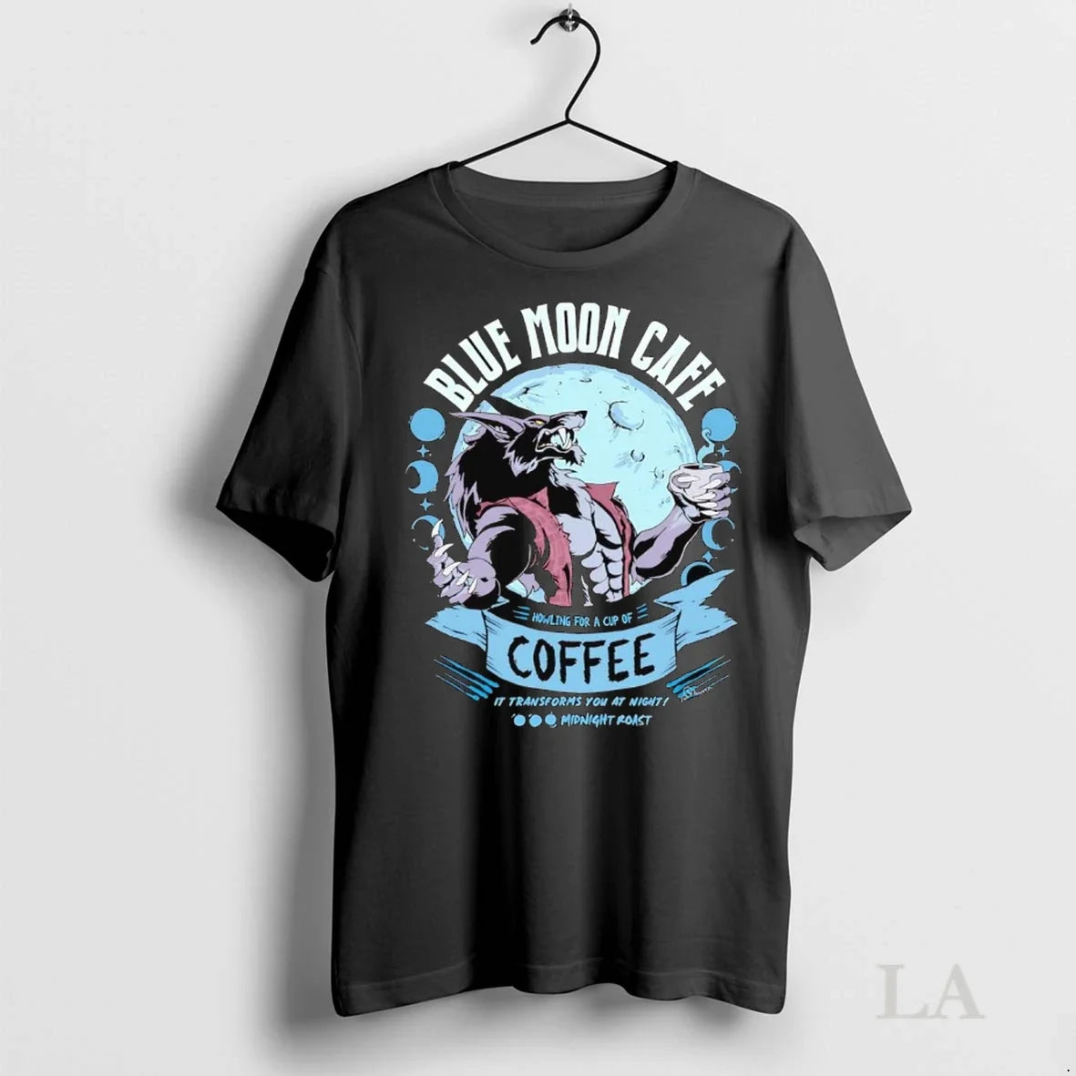 Original Wolf Blue Moon Cafe Coffee It Transforms You At Night