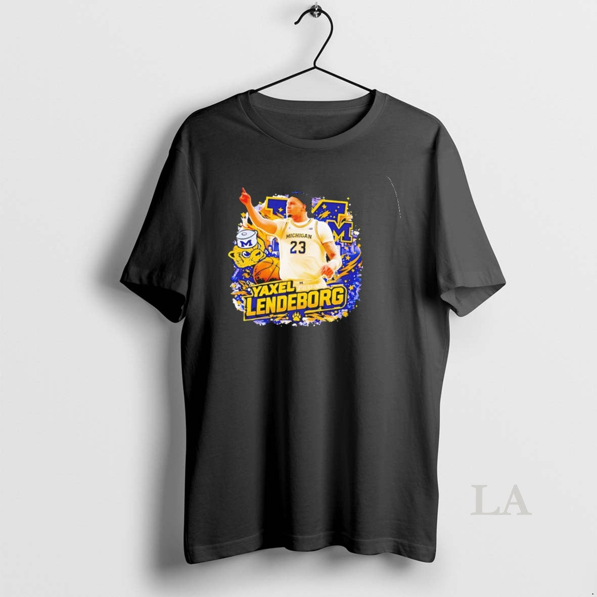 Original Yaxel Lendeborg Michigan Wolverines Basketball Vintage