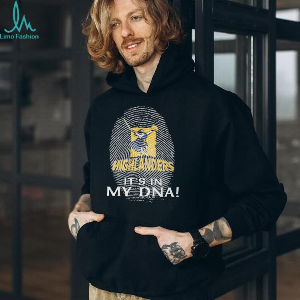 Otago Highlanders Rugby “It’s In My DNA” Fingerprint Warrior T Shirt