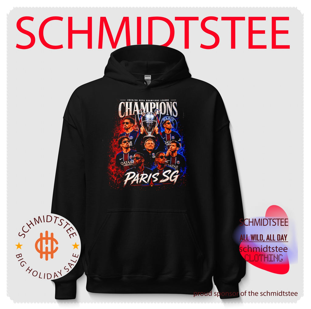 Paris Saint-Germain FC UEFA Champions League 2025-26 Champions graphic shirt