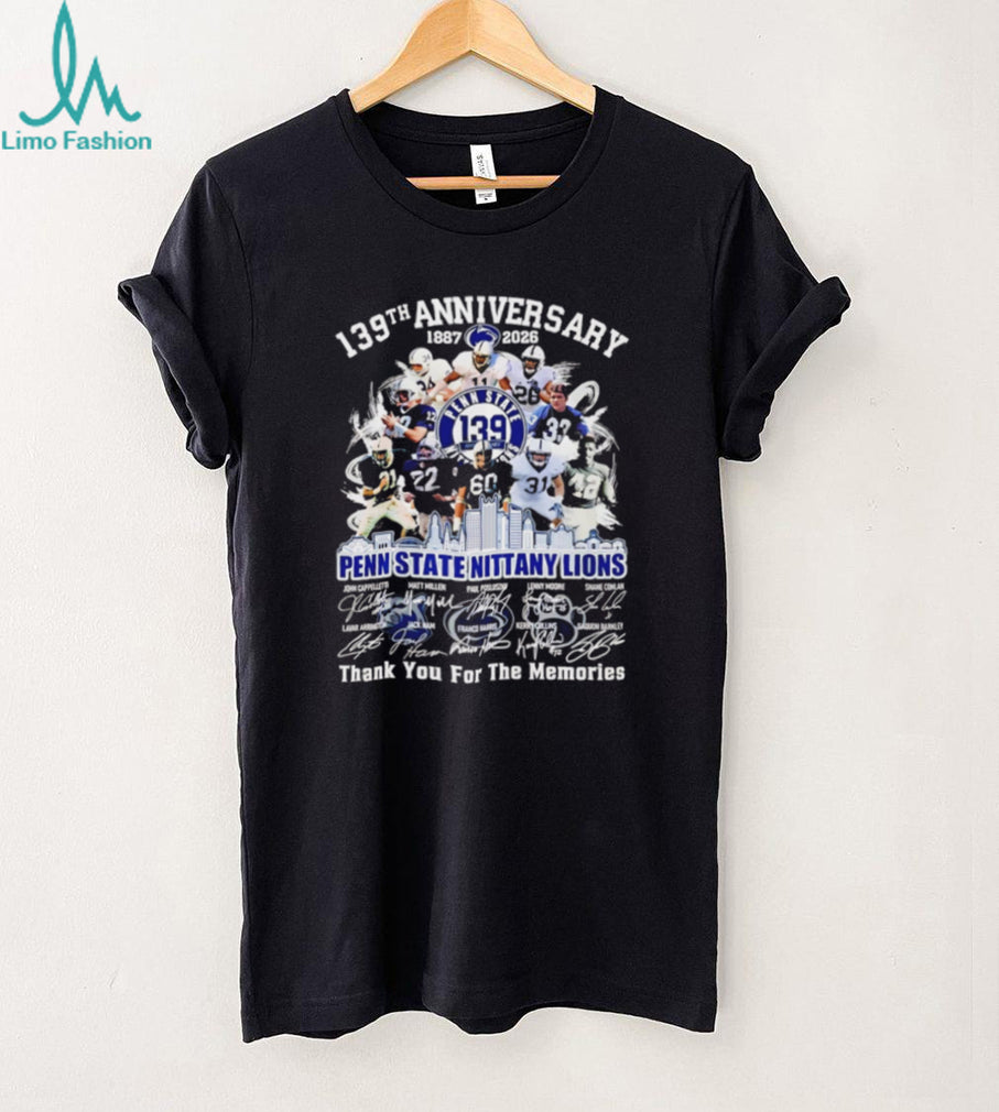 Penn State Nittany Lions 139th Anniversary (1887 2026) Commemorative T Shirt