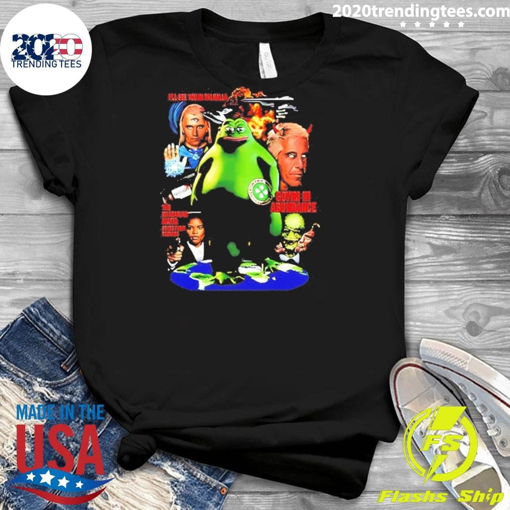 Pepe The Frog Ashtar Sheran Jeffrey Epstein Shirt