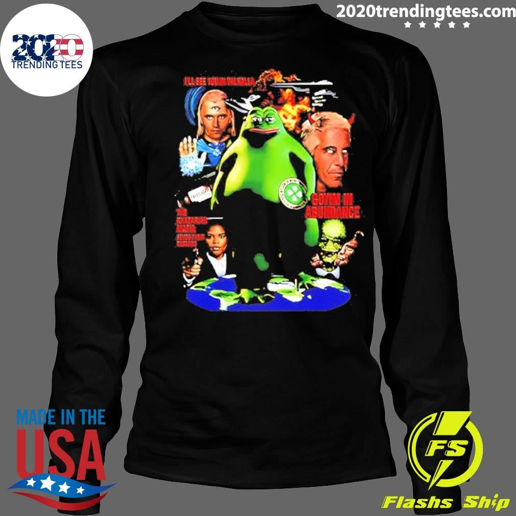 Pepe The Frog Ashtar Sheran Jeffrey Epstein Shirt