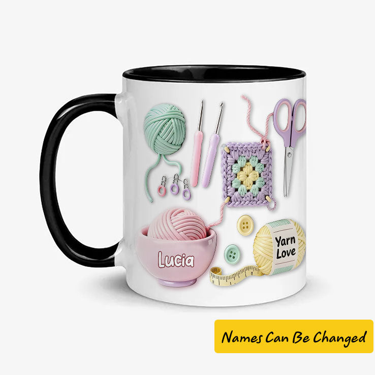 Personalized Yarn Lover Mug