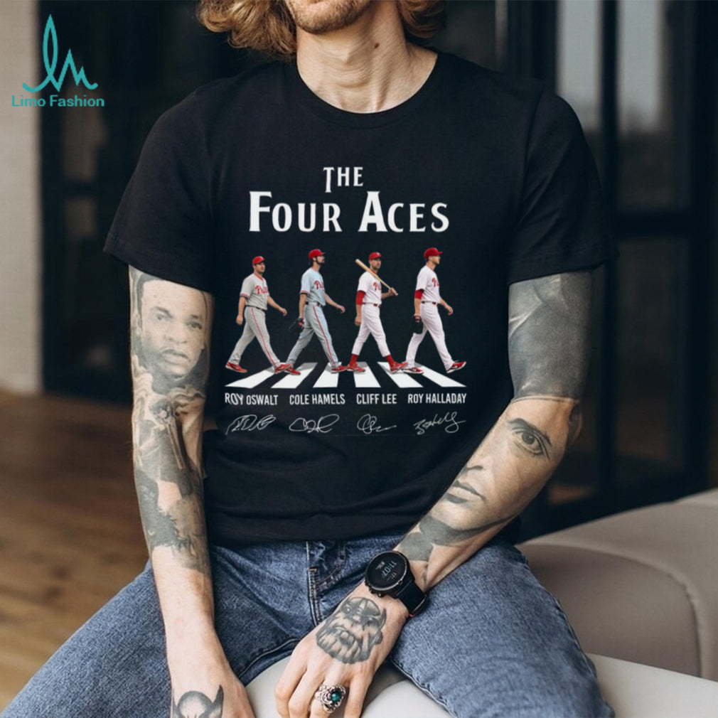 Philadelphia Phillies Four Aces Baseball Vintage Style Men Women Dedicated Fans Shirt