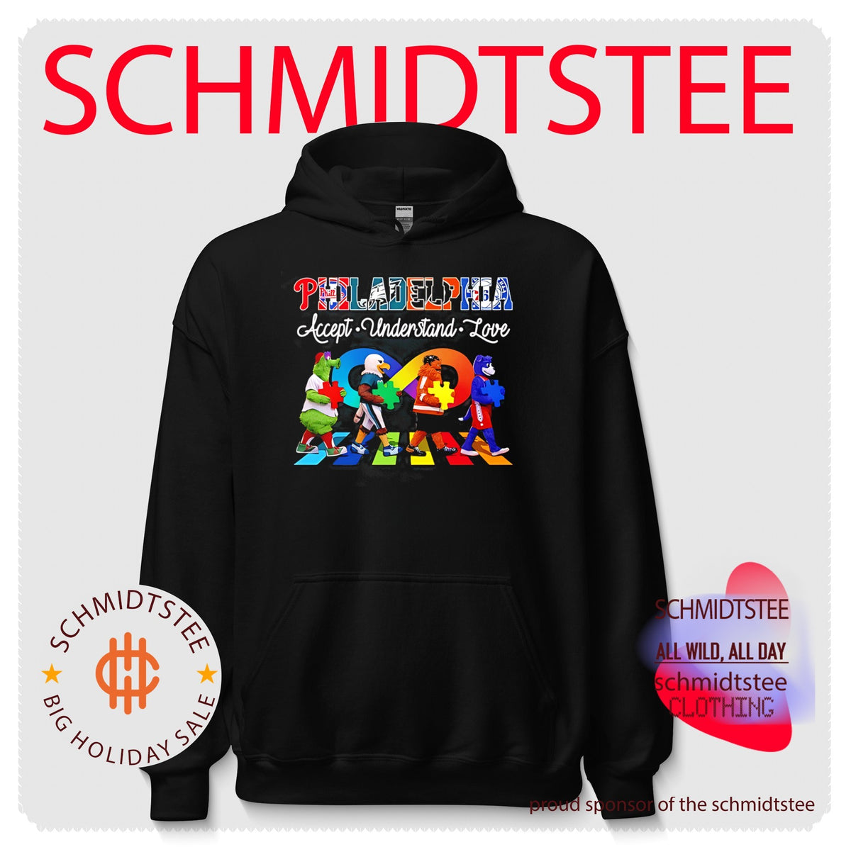 Philadelphia accept understand love mascot shirt