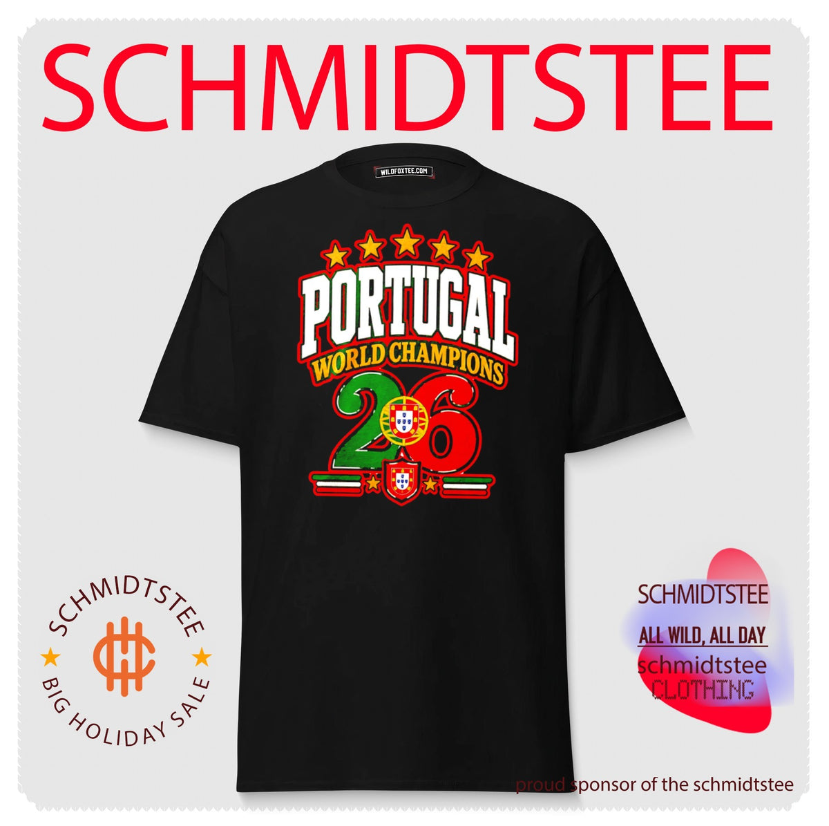 Portugal 2026 World Champions Flag shirt