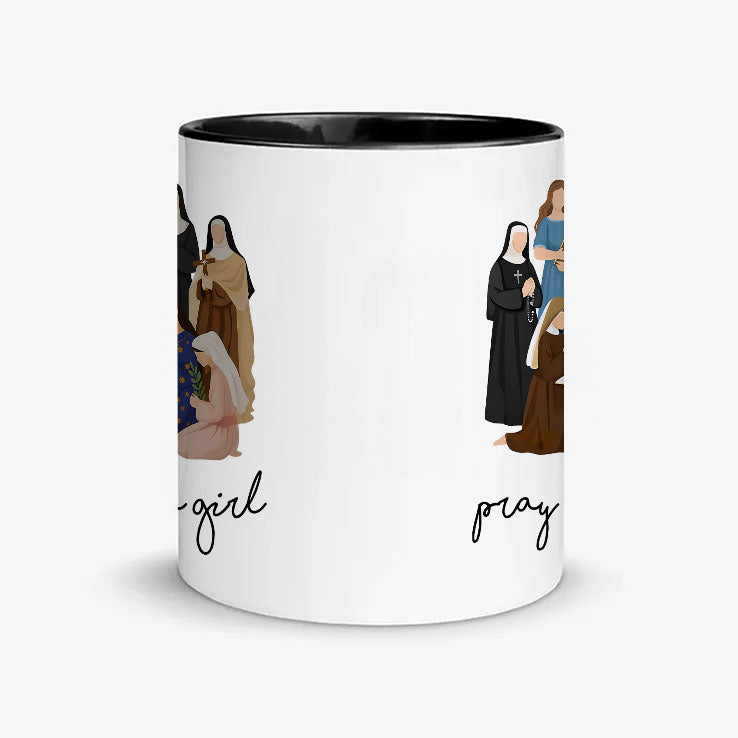 Pray Like A Girl Christian Mug