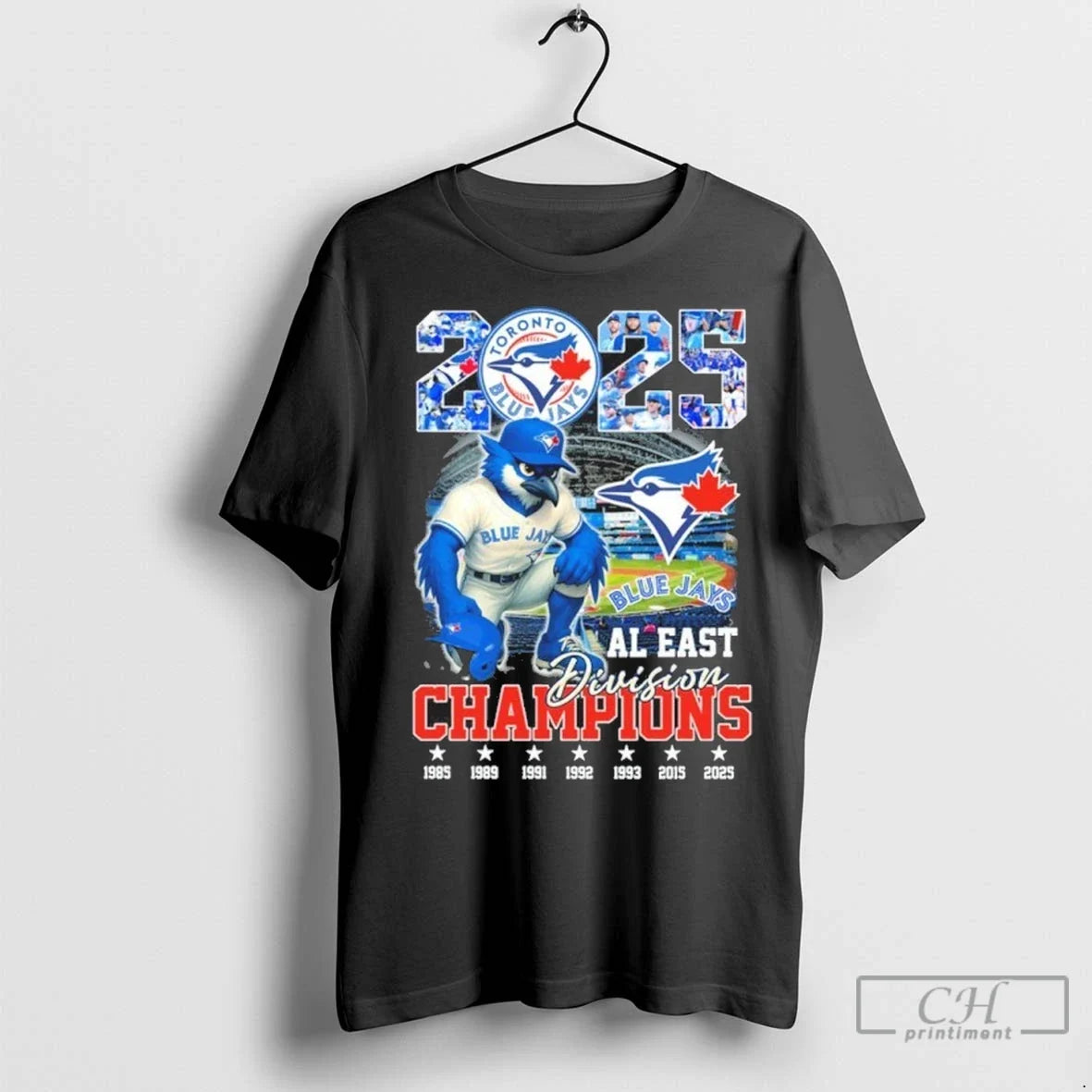 Premium 2025 Al East Division Champions Toronto Blue Jays Mascot Vintage