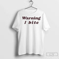 Premium Brooklyn Wearing Warning I Bite Ladies