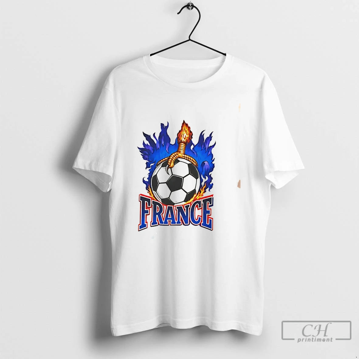 Premium France Eagle Football 2026 Graphic Tee