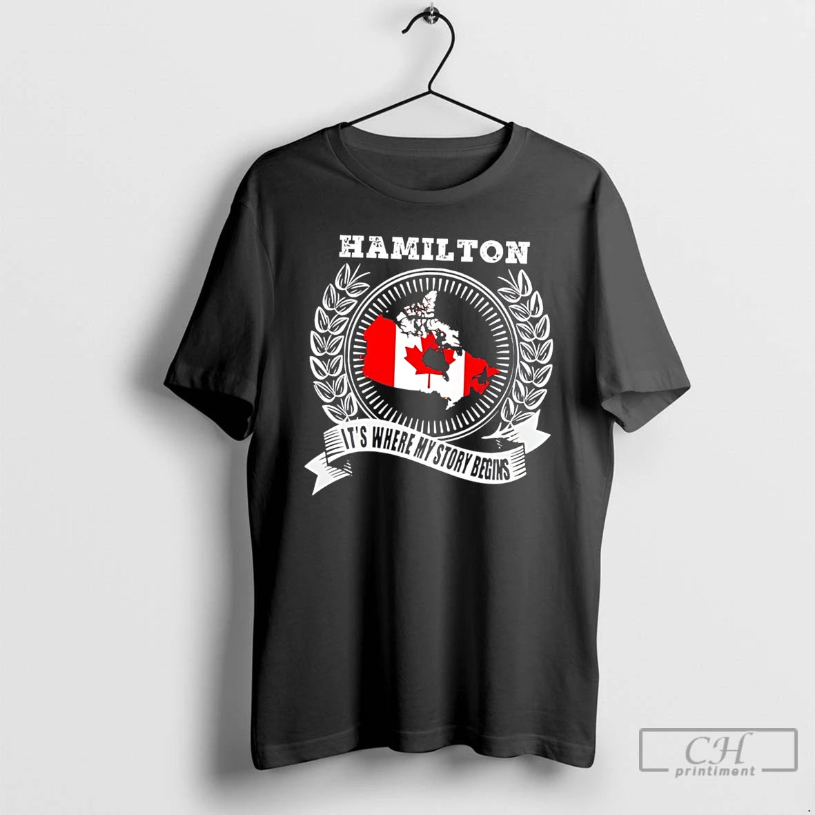 Premium Hamilton Its Where My Story Begins Graphic Tee