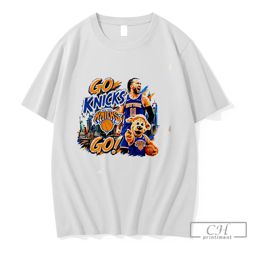 Premium New York Knicks Go Knicks Jalen Brunson Graphic Tee