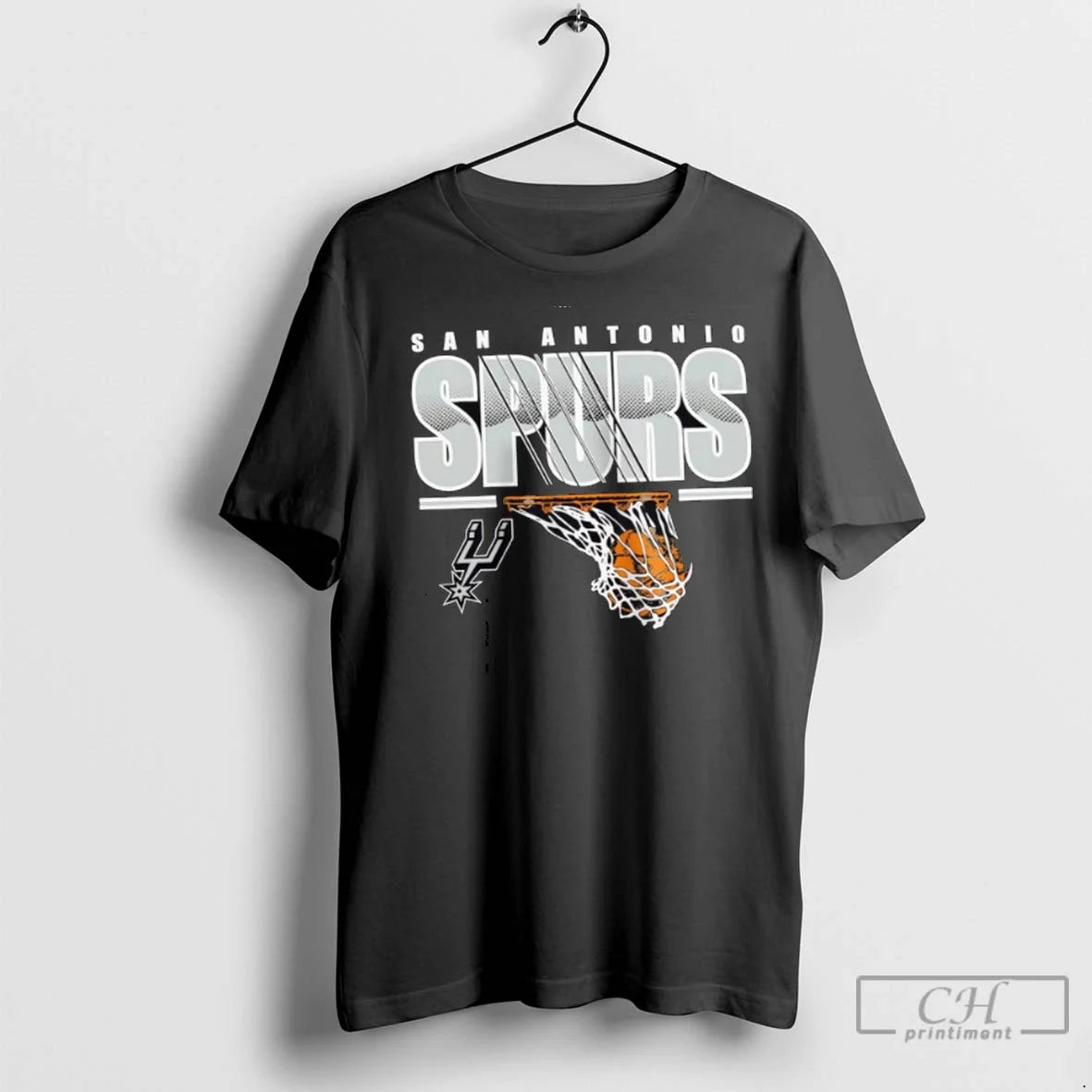Premium San Antonio Spurs Black Hoop Dreams Basketball