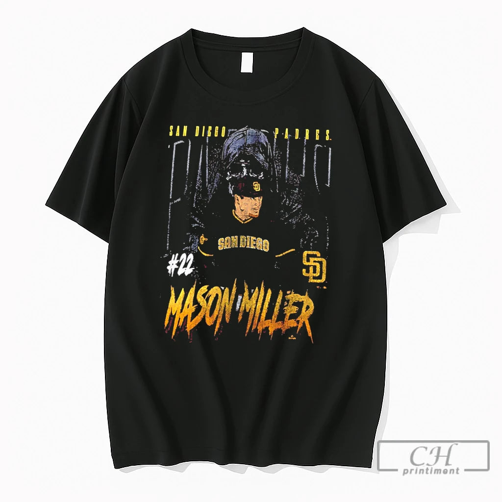 Premium San Diego Padres Mason Miller The Reaper Player Graphic Tee
