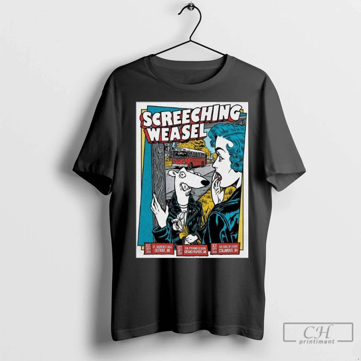 Premium Screeching Weasel October 15 2025 Saint Andrews Hall Detroit Mi Long Sleve