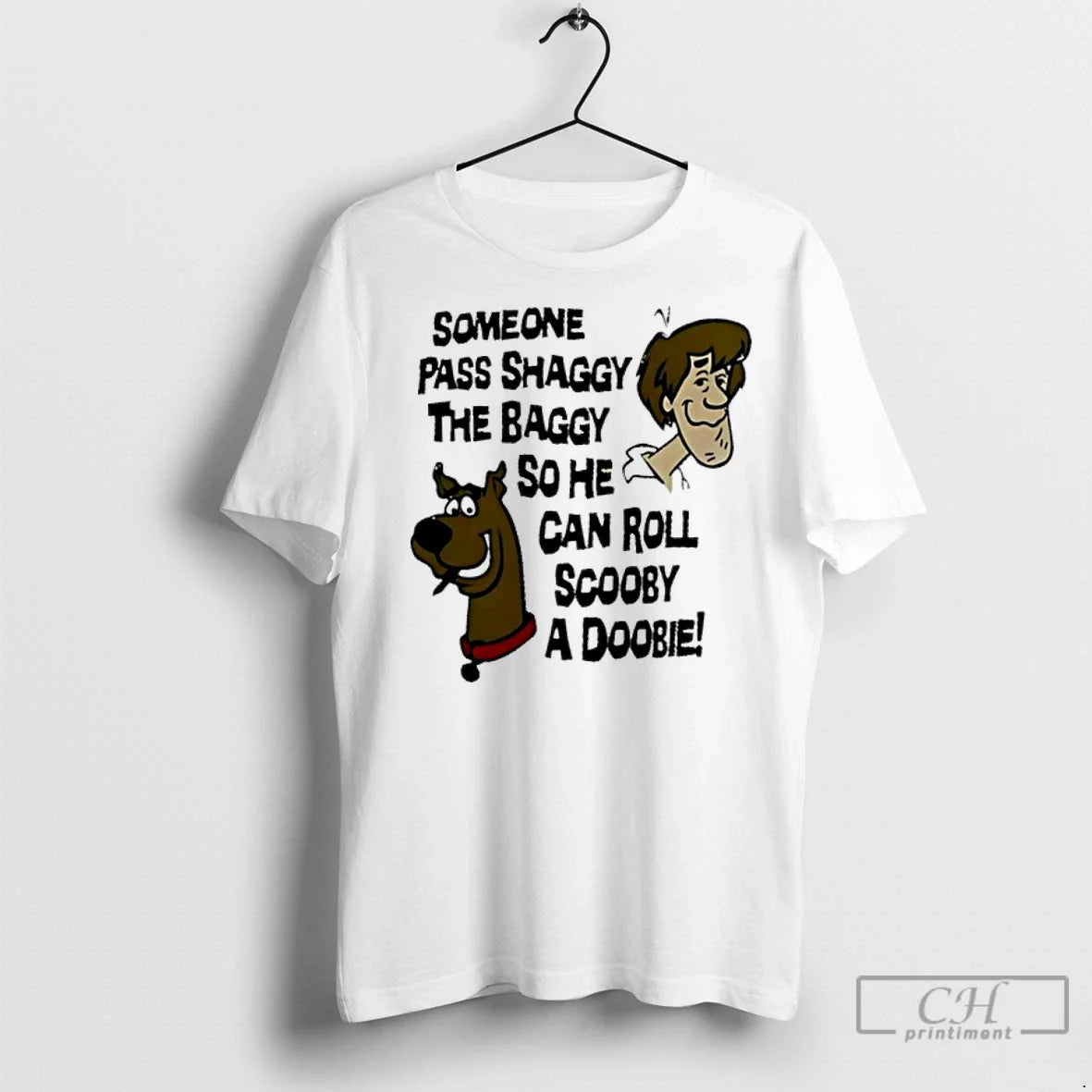 Premium Someone Pass Shaggy The Baggy So He Can Roll Scooby A Doobie Cartoon