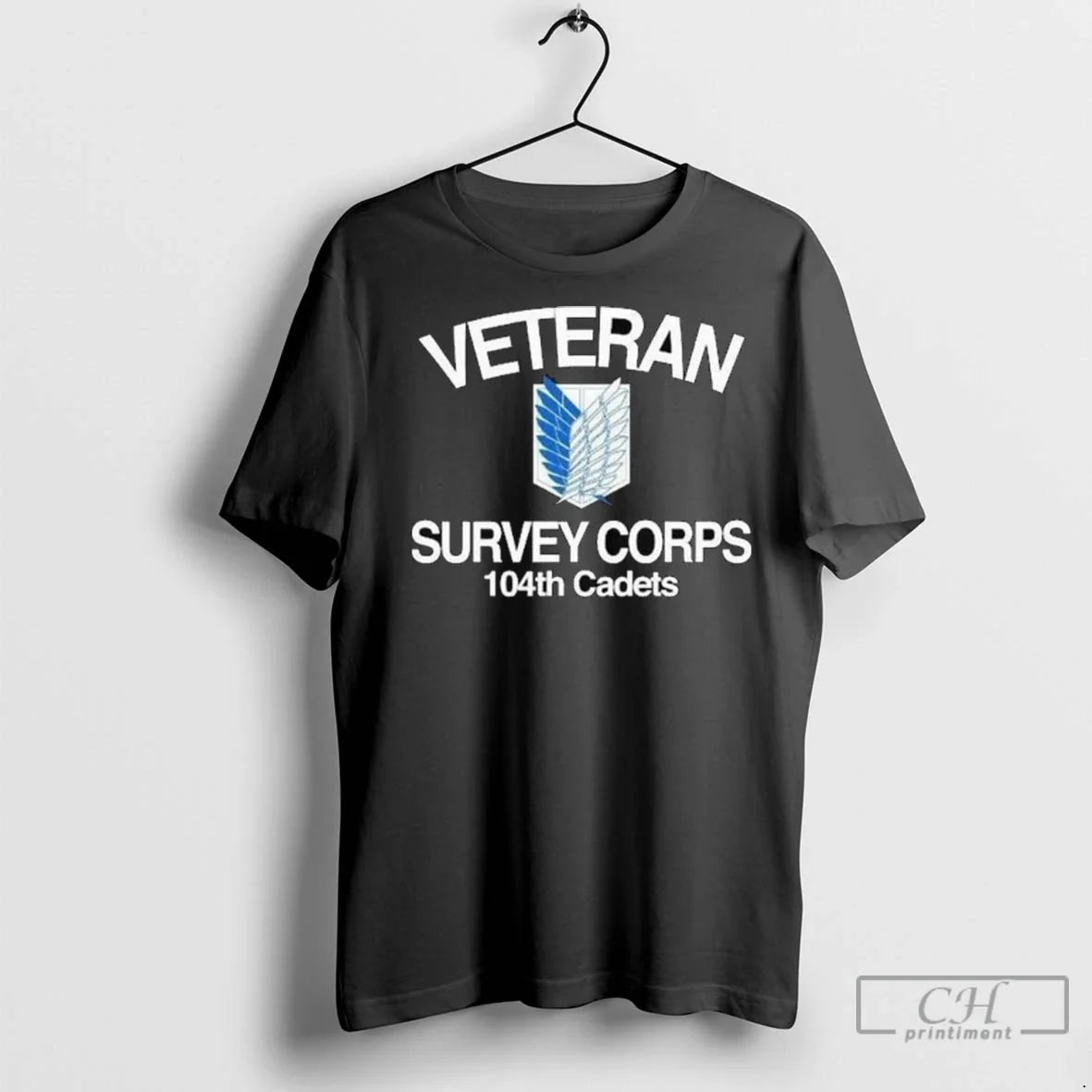 Premium Veteran Survey Coprs 104th Cadets Wings Long Sleve