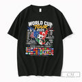 Premium World Cup Tour 2026 Map Graphic Tee