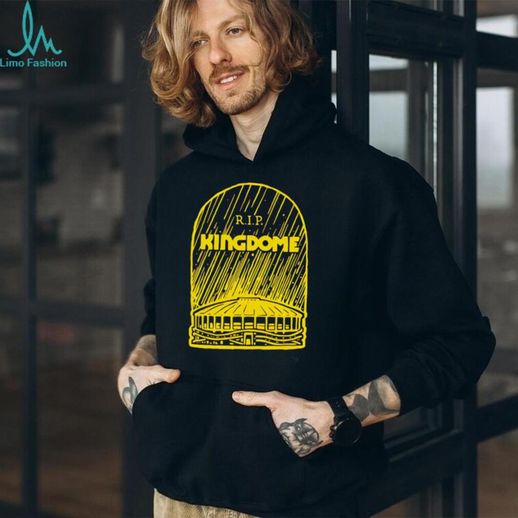R.I.P. Kingdome Seattle Baseball Stadium Memorial Vintage Retro Souvenir Men Sports Fans T Shirt