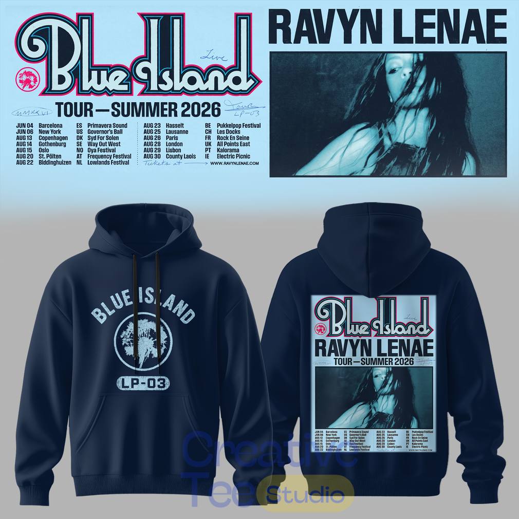 Ravyn Lenae “Blue Island” Tour 2026 Hoodie