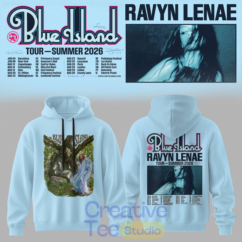 Ravyn Lenae “Blue Island” Tour 2026 Hoodie