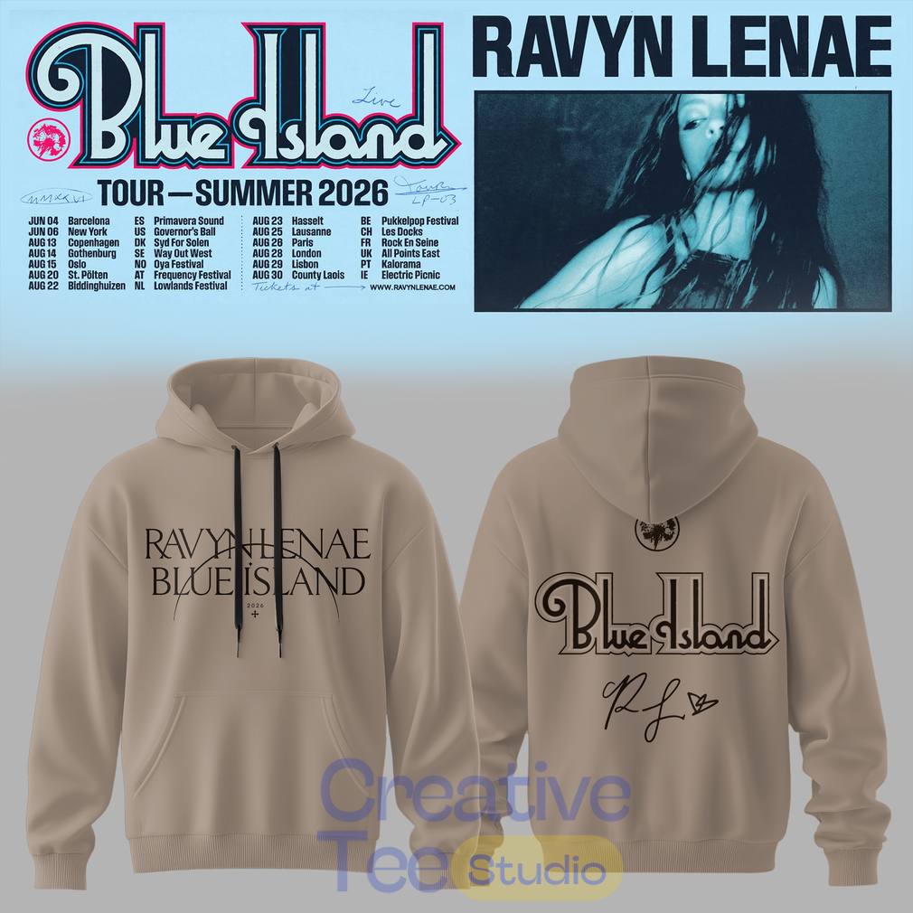 Ravyn Lenae “Blue Island” Tour 2026 Hoodie