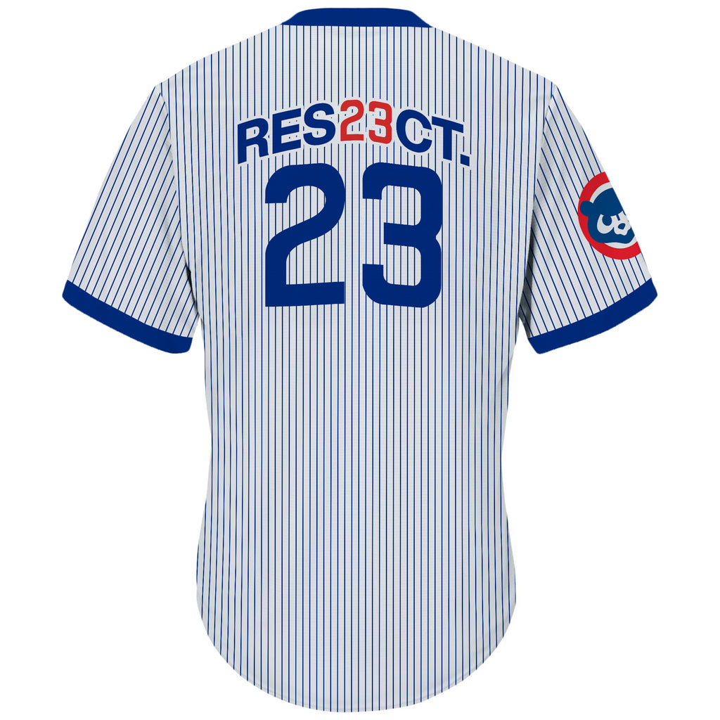 Respect Ryne Sandberg 23 Men V Neck Jersey