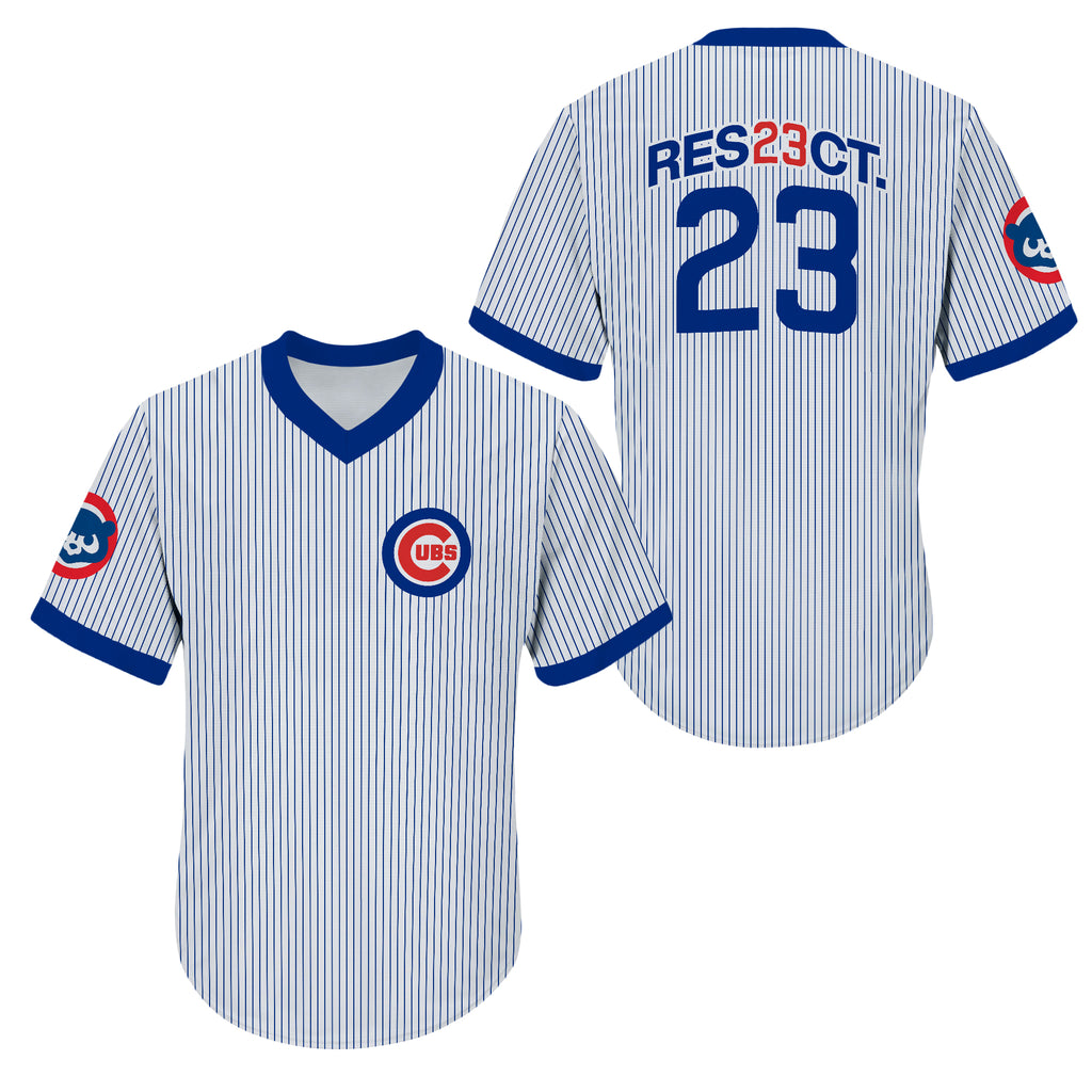 Respect Ryne Sandberg 23 Men V Neck Jersey