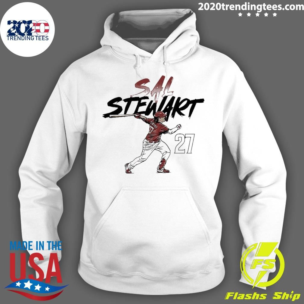 Sal Stewart 27 Cincinnati Reds Slugger Swing Shirt