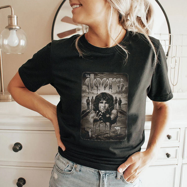 Salvador Dali Jim Morisson Break On Through T Shirt