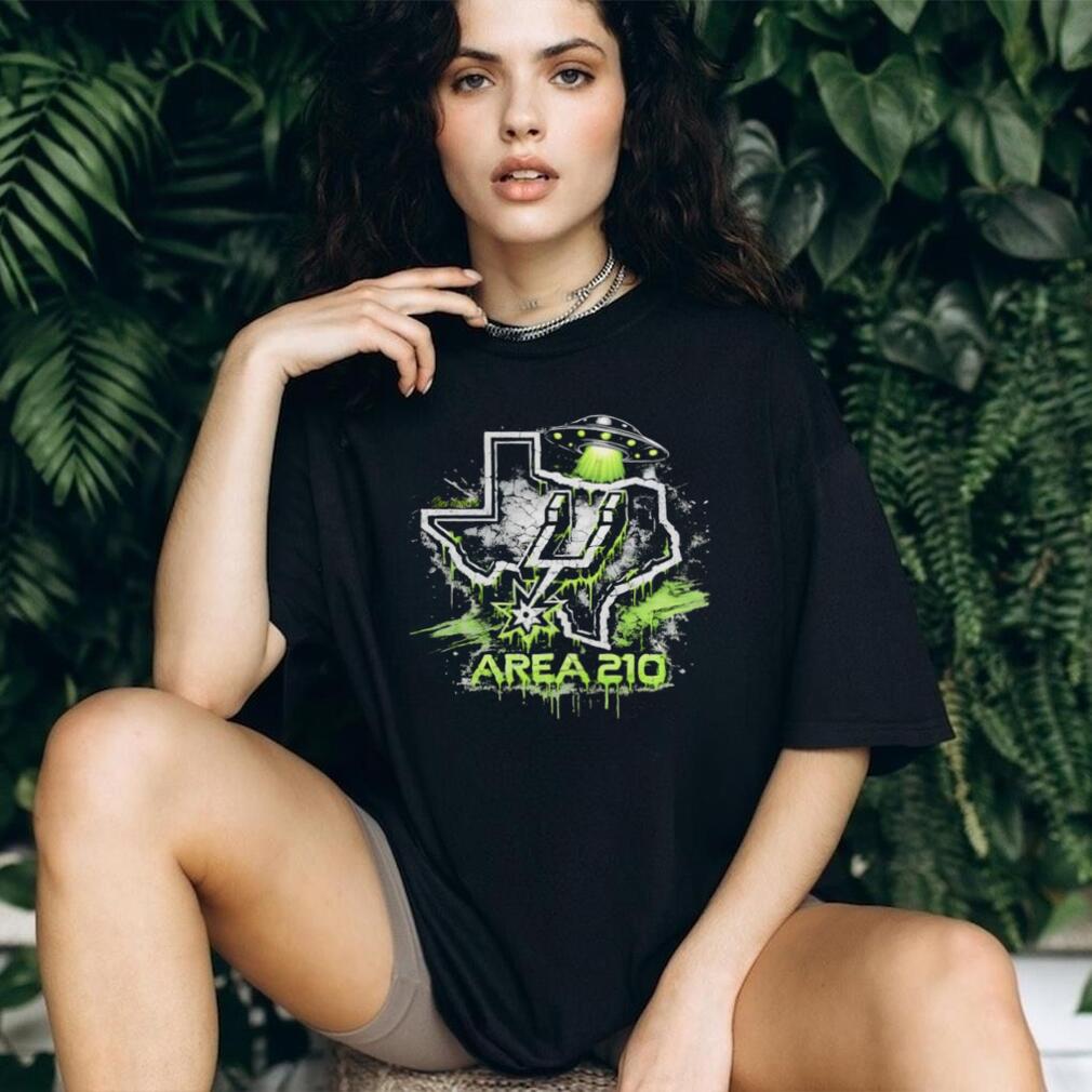 San Antonio Area 210 Texas Alien UFO Basketball T Shirt