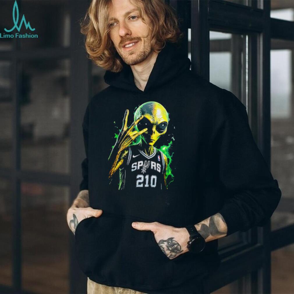 San Antonio Basketball Alien Alien 210 T Shirt