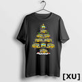 School Bus Christmas Tree Lights Bus Driver Xmas Pajamas Tshirts Sweater