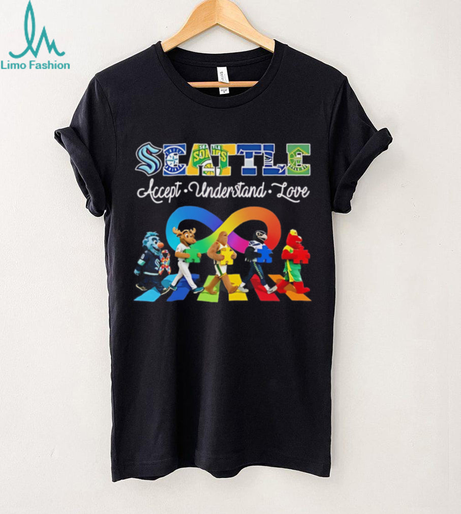 Seattle Sports accept understand love mascot shirt