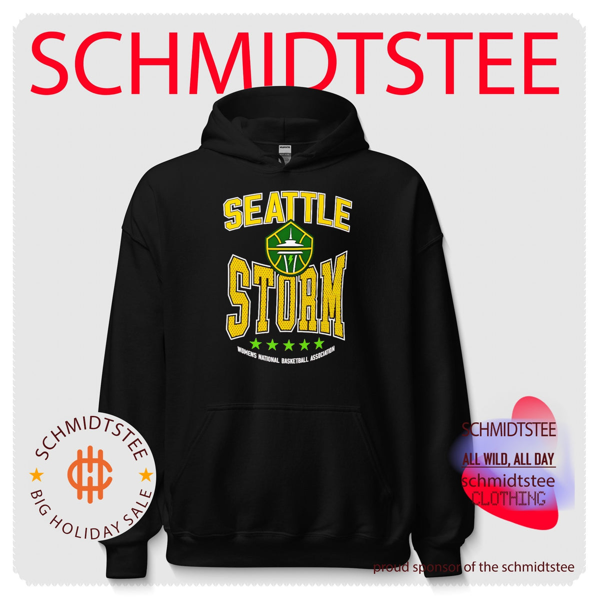 Seattle Storm WNBA 2026 Starter Center Squeeze shirt