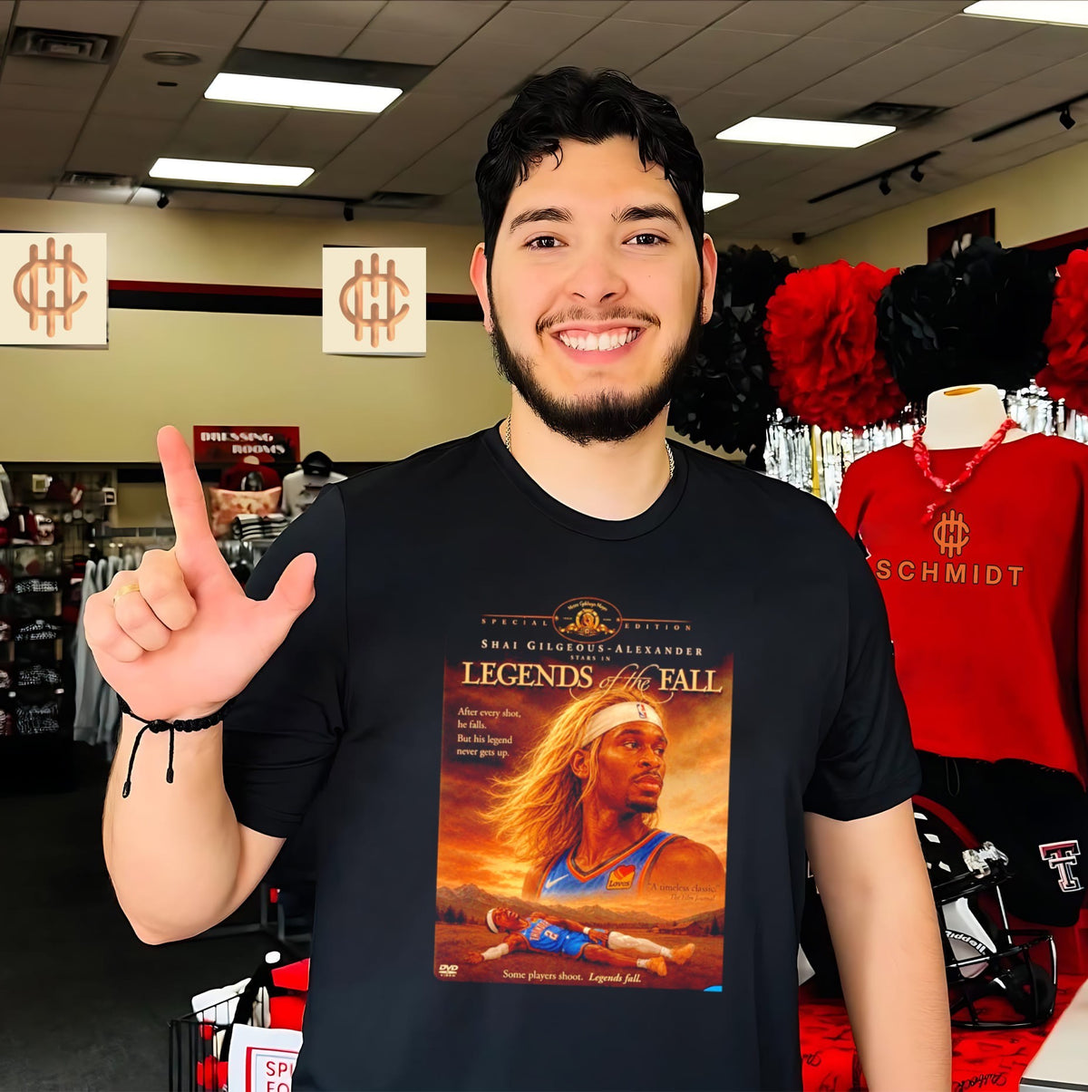 Shai Gilgeous-Alexander OKC Thunder Legends of the Fall shirt