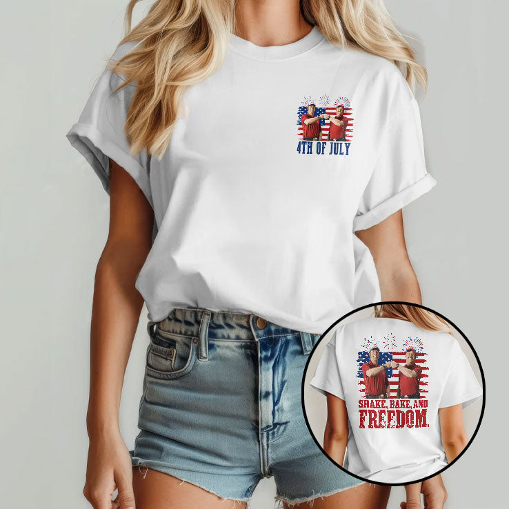 Shake And Bake And Freedom Talladega Nights 4th Of July T Shirt