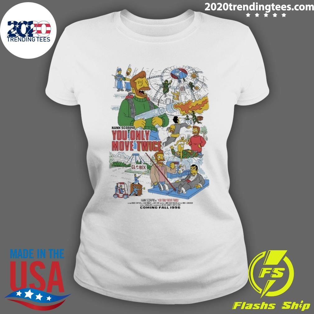 Simpsons You Only Move Twice Graphic Shirt
