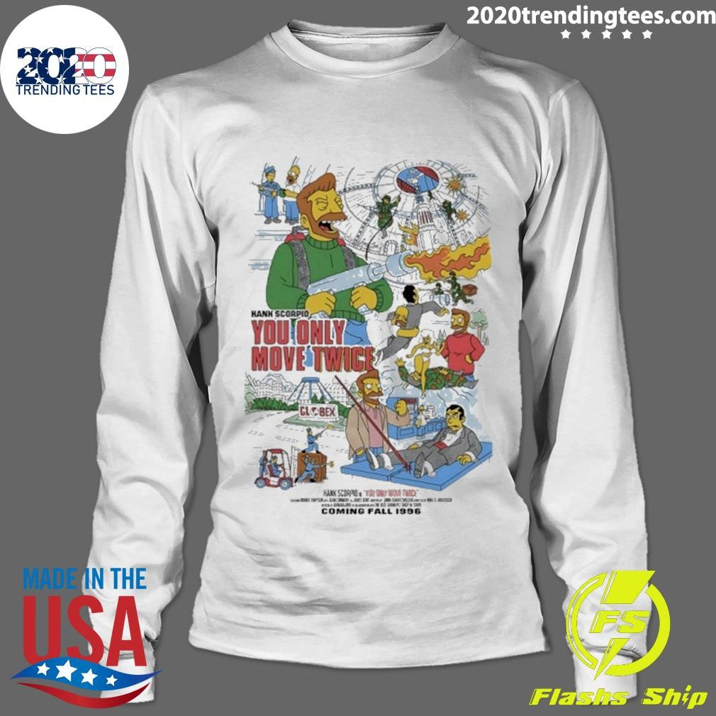 Simpsons You Only Move Twice Graphic Shirt