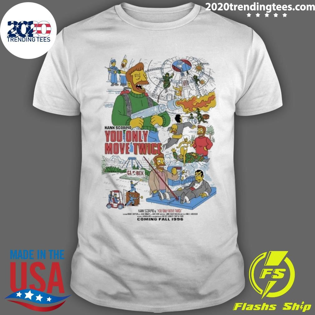 Simpsons You Only Move Twice Graphic Shirt